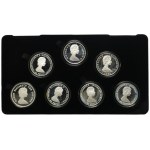 Set, Great Britain, Elizabeth II, Coin Set from the 80th Birthday Series of Elizabeth, Queen Mother, 25 Pence (7 pcs.)