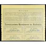 TKM Radom, 10%/5% mortgage bond, 500 PLN