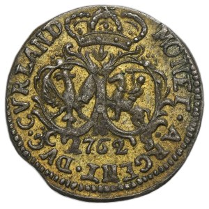 Duchy of Courland, Karl Christian, Groschen Mitau 1762 CHS