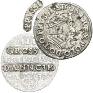 Sigismund I the Old, 3 Groschen Danzig 1537