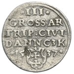 Sigismund I the Old, 3 Groschen Danzig 1537