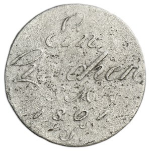 Allemagne, ville d'Erfurt, 1 Grosz 1801 S