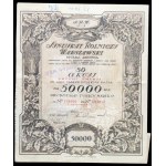 Warsaw Agricultural Syndicate, S.A., 50 x 1,000 mkp, Series II