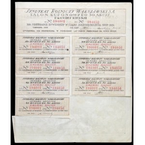 Syndykat Rolniczy Warszawski S.A., 50 x 1.000 mkp, Emisja II