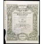 Warsaw Agricultural Syndicate, S.A., 10 x 20 zł - registered