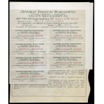 Warsaw Agricultural Syndicate, S.A., 10 x 20 zł - registered