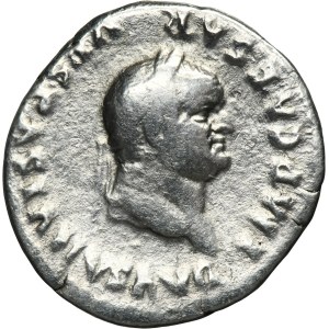 Roman Imperial, Vespasian, Denarius