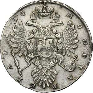 Russia, Anna, Moscow Rouble 1734
