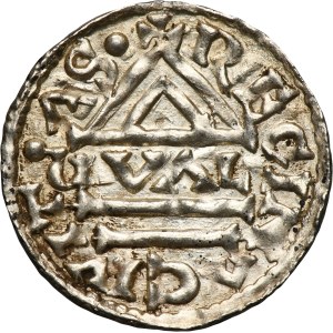 Germany, Bavaria, Regensburg, Heinrich II der Zänker, Denarius