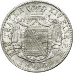 Germany, Saxony, Friedrich August II, Thaler Dresden 1850 F - VERY RARE
