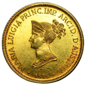 Italy, Parma, Maria Luigia, Ducat 1815 - RESTRIKE