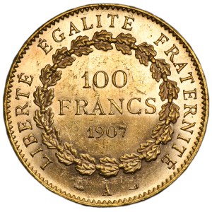 France, 3rd Republic, 100 Francs Paris 1907 A