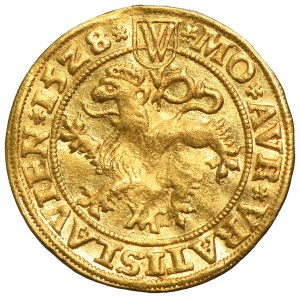 Silesia, Ferdinand I, Ducat Breslau 1528 - RARE