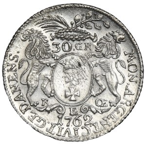 Augustus III of Poland, 30 Groschen Danzig 1762 REOE