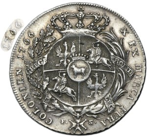 Poniatowski, Thaler Warsaw 1766 FS