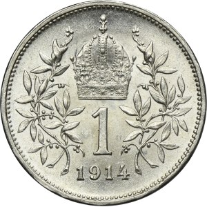 Österreich, Franz Joseph I., 1 Krone, Wien 1914