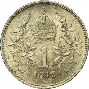 Austria, Franciszek Józef I, 1 Korona Wiedeń 1915