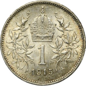 Österreich, Franz Joseph I., 1 Krone, Wien 1915