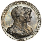 Germany, German Empire, Wilhelm II, Silver Wedding Medal Berlin 1889