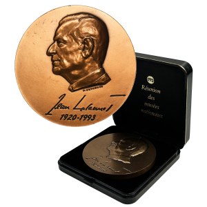 France, Jean Lecanuet Commemorative Medal 1993