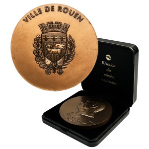 France, Jean Lecanuet Commemorative Medal 1993