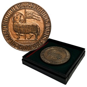 Frankreich, Medaille der Stadt Rouen, 60. Hochzeitstag des Ehepaars Brière