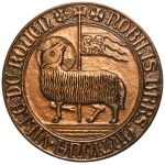 Frankreich, Medaille der Stadt Rouen, 60. Hochzeitstag des Ehepaars Brière