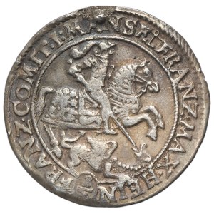 Germany, County of Mansfeld-Bornstedt, Franz Maximilian and Heinrich Franz, 1/3 Thaler Mansfeld 1672 ABK