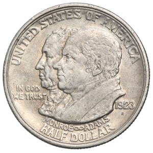 USA, 1/2 Dollar San Francisco 1923 S - Monroe Doctrine Centennial