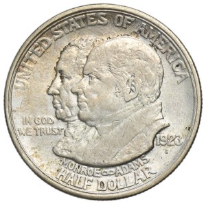 USA, 1/2 Dollar San Francisco 1923 S - Monroe Doctrine Centennial