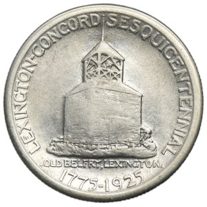 Stati Uniti, 1/2 dollaro, Filadelfia 1925 - Centocinquantesimo anniversario di Lexington-Concord