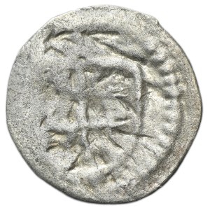 Ladislaus II Jagiello, Denarius Fraustadt undated - letter V