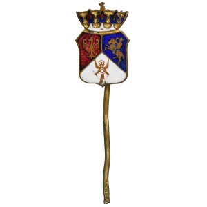Galicia, Patriotic badge with a three-field coat of arms