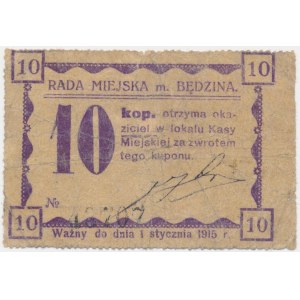 Będzin, 10 kopecks, 1915