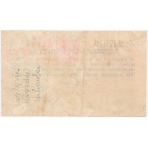 Warszawa, asygnata kontrybucyjna, 1 złoty 1942