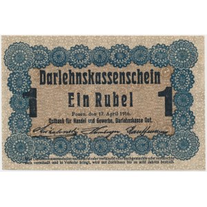 Posen, 1 Rubel 1916 – kurze Klausel (P3c) –
