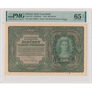 500 Mark 1919 – Serie I BL – PMG 65 EPQ
