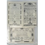 Klaser z Kolekcji Czesława Miłczaka - reprodukcje, czeki i banknoty (ok.74 szt.)