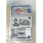 Klaser z Kolekcji Czesława Miłczaka - reprodukcje, czeki i banknoty (ok.74 szt.)