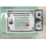 Klaser z Kolekcji Czesława Miłczaka - reprodukcje, czeki i banknoty (ok.74 szt.)