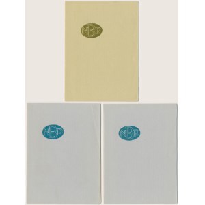 NBP, New Year's cards from 1973–74 featuring engravings by E. Pichella (3 pieces)