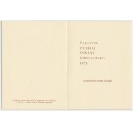 NBP, New Year's cards from 1973–74 featuring engravings by E. Pichella (3 pieces)