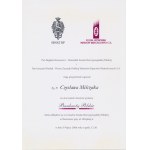PWPW, Ptaszki (2004) - AA - dzwon farbą - zaproszenie dla Czesława Miłczaka