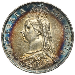 Great Britain, Victoria, 1/2 Crown London 1887