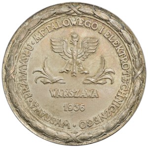 Medal Metal and Electrical Industry Exhibition in Warsaw 1936