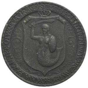 Medal otwarcie Uniwersytetu i Politechniki w Warszawie 1915