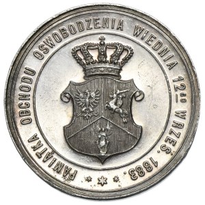 Medal 200-lecie Odsieczy Wiedeńskiej 1883 - SREBRO