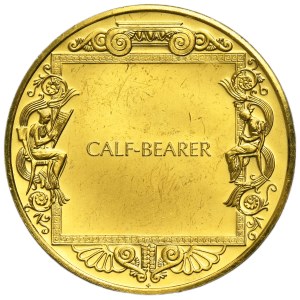 Griechenland, Medaille „Schätze der antiken griechischen Kunst“ 1981 – Der Kalbträger
