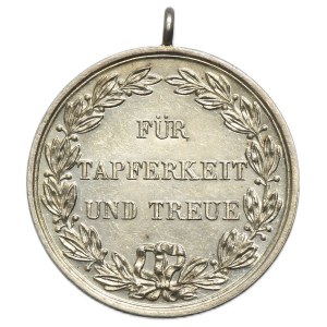 Germany, Kingdom of Württemberg, Wilhelm II, Medal of Merit for Courage and Loyalty, Stuttgart, undated
