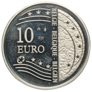 Belgium, Albert II, 10 Euro Brussels 2004 - Enlargement of the European Union